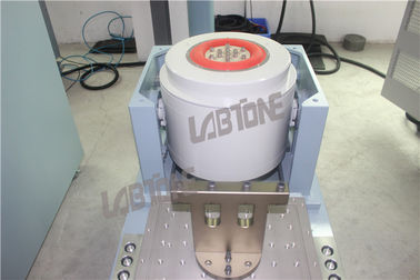 O equipamento de testes eletrodinâmico da tabela da vibração do abanador do uso do laboratório executa X, Y, machados de Z 3