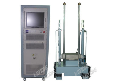 O sistema de teste de choque de 200 cargas úteis cumpre com o UL de ISTA e os outros padrões