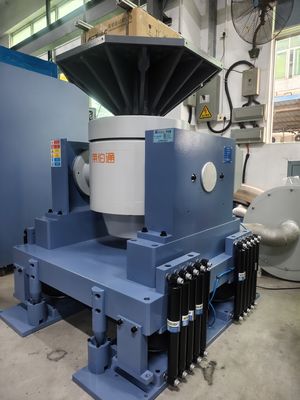 Sistema de ensaio de vibração do agitador eletrodinâmico de 3 eixos de vibração com instalação de base resistente a vibrações
