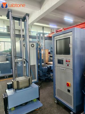Sistema de teste de choque para baterias e eletrônicos com carga útil de 30 kg